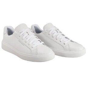 NEW! Cole Haan Women's Leather Grand Crosscourt Sneaker White Size 8